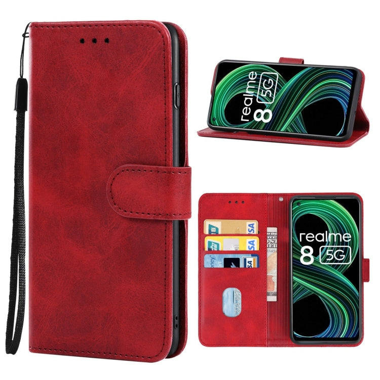 For OPPO Realme 8 5G Leather Phone Case
