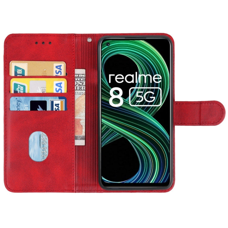 For OPPO Realme 8 5G Leather Phone Case
