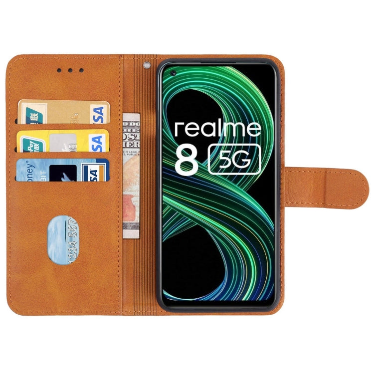 For OPPO Realme 8 5G Leather Phone Case