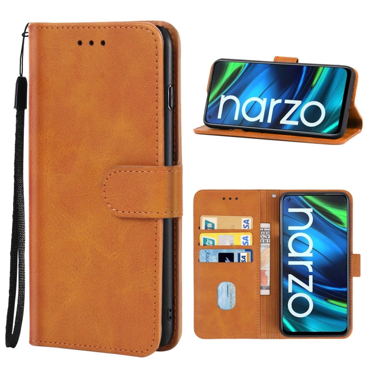 For OPPO Realme Narzo 30 5G Leather Phone Case