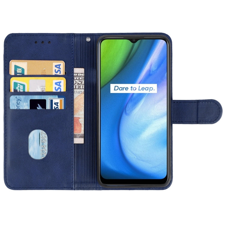 For OPPO Realme Q2i Leather Phone Case