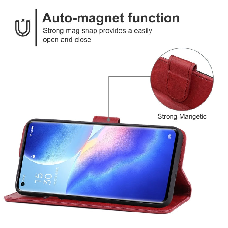 For OPPO Reno5 Pro 5G Leather Phone Case