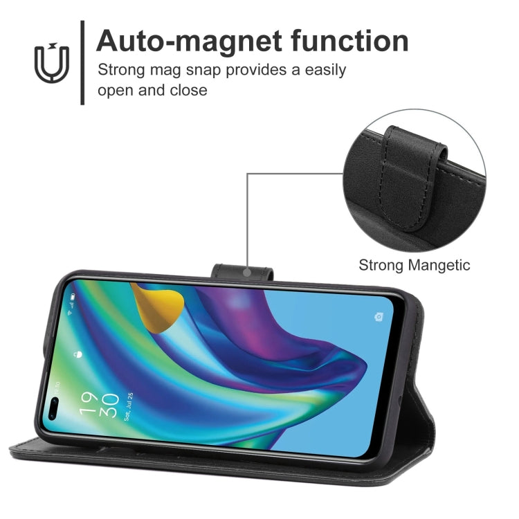 For OPPO Reno4 F Leather Phone Case