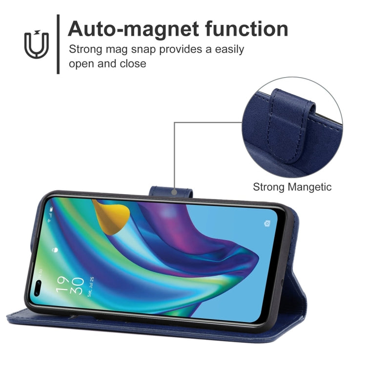 For OPPO Reno4 F Leather Phone Case