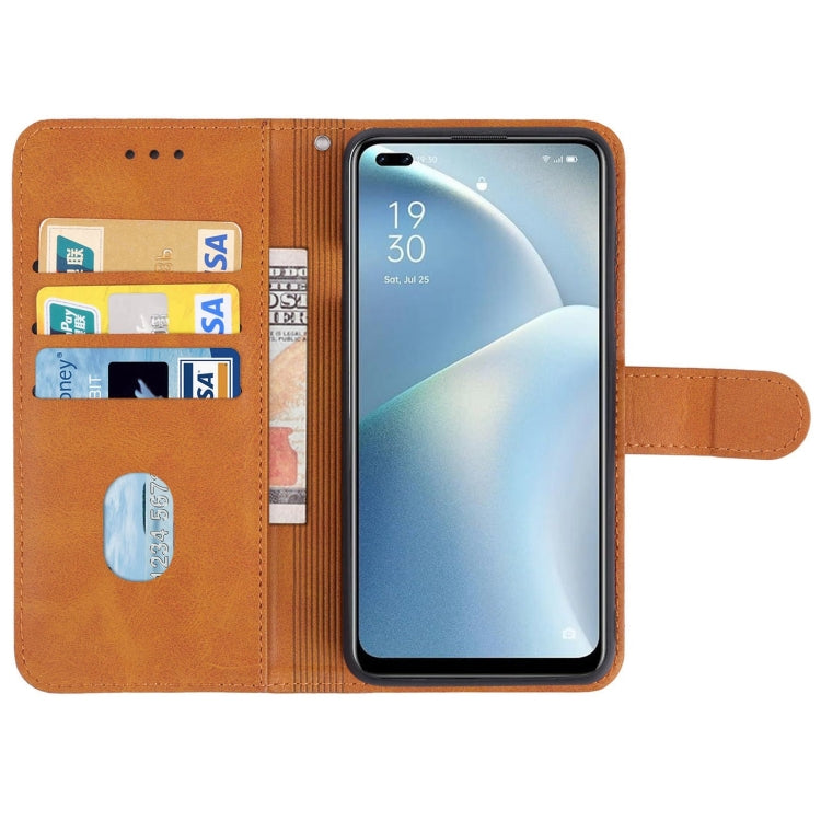 For OPPO Reno4 Lite Leather Phone Case