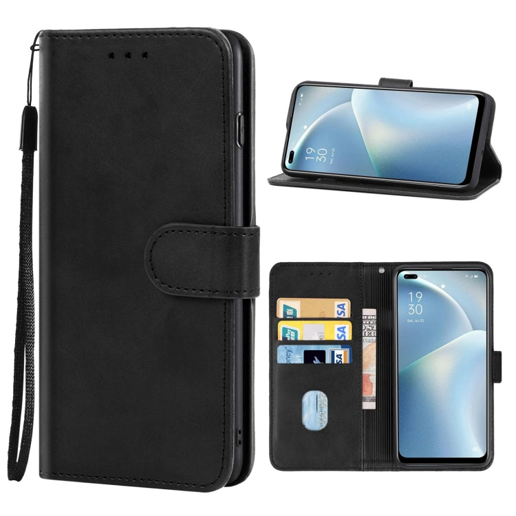 For OPPO Reno4 Lite Leather Phone Case