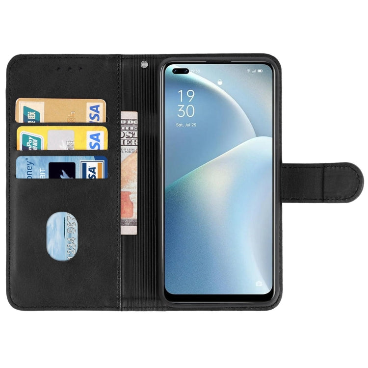 For OPPO Reno4 Lite Leather Phone Case