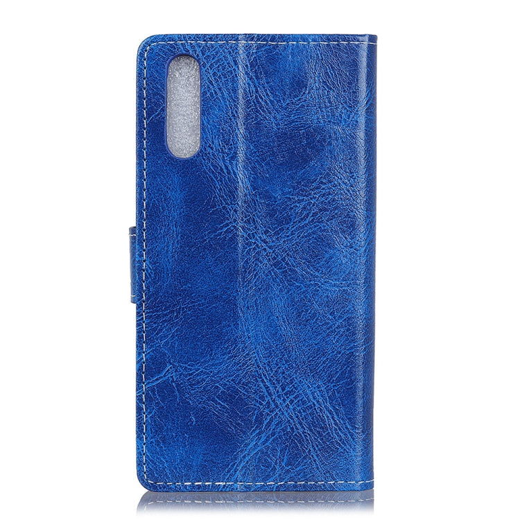 For OPPO Find X2 Retro Crazy Horse Texture Horizontal Flip Leather Case with Holder & Card Slots & Photo Frame & Wallet