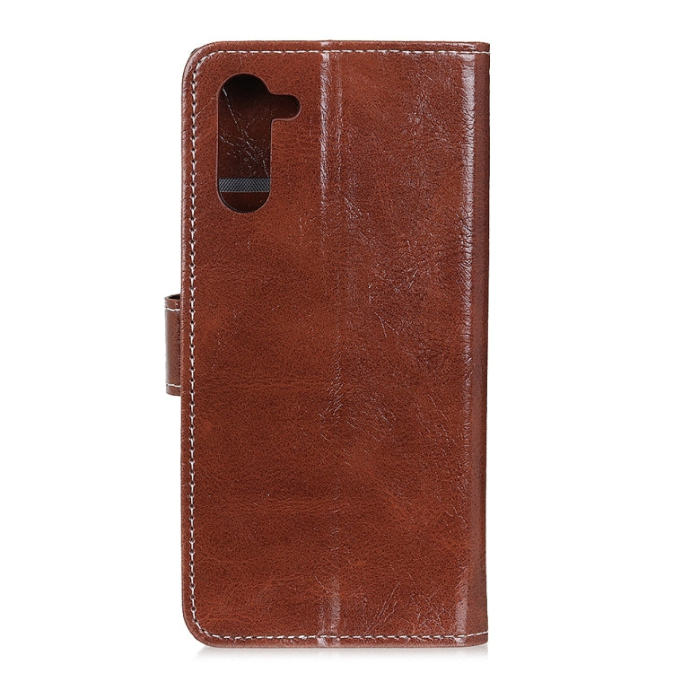 For OPPO Realme 6 Pro Retro Crazy Horse Texture Horizontal Flip Leather Case with Holder & Card Slots & Photo Frame & Wallet