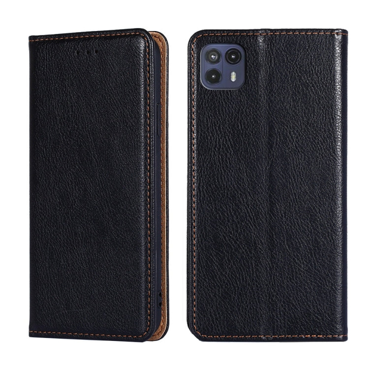 For Motorola Moto G50 5G Gloss Oil Solid Color Magnetic Leather Phone Case