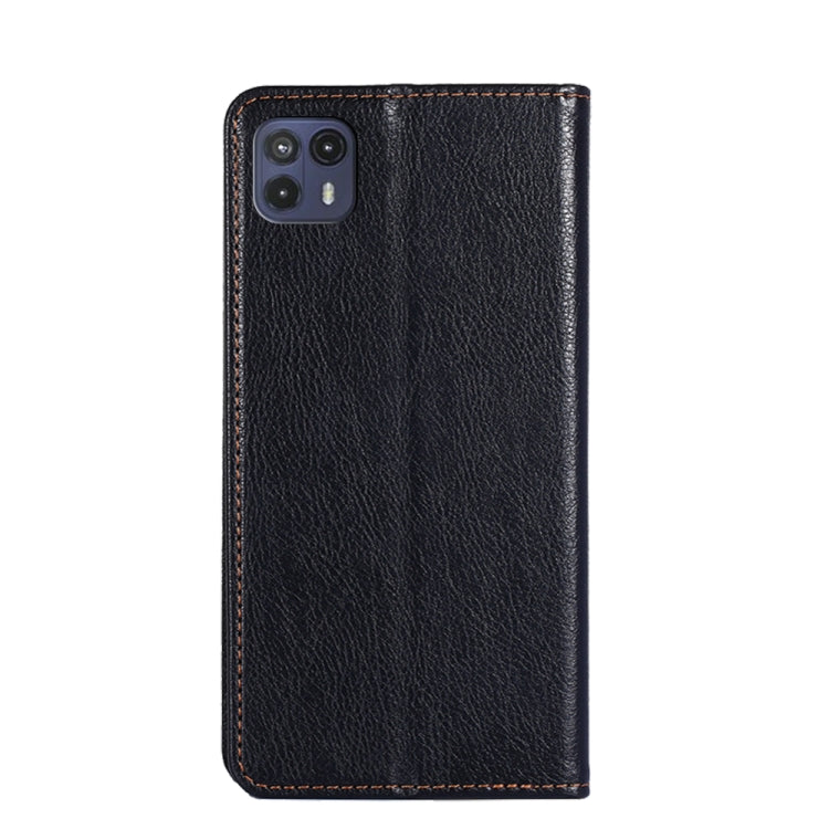 For Motorola Moto G50 5G Gloss Oil Solid Color Magnetic Leather Phone Case