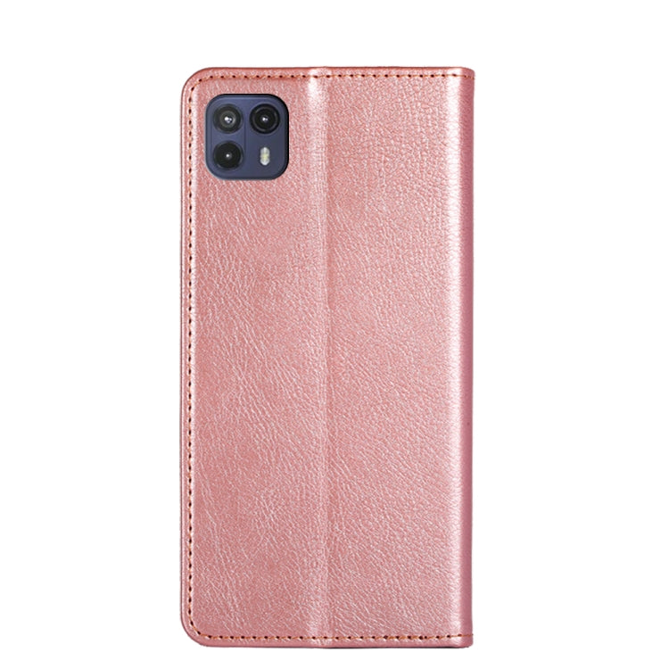For Motorola Moto G50 5G Gloss Oil Solid Color Magnetic Leather Phone Case