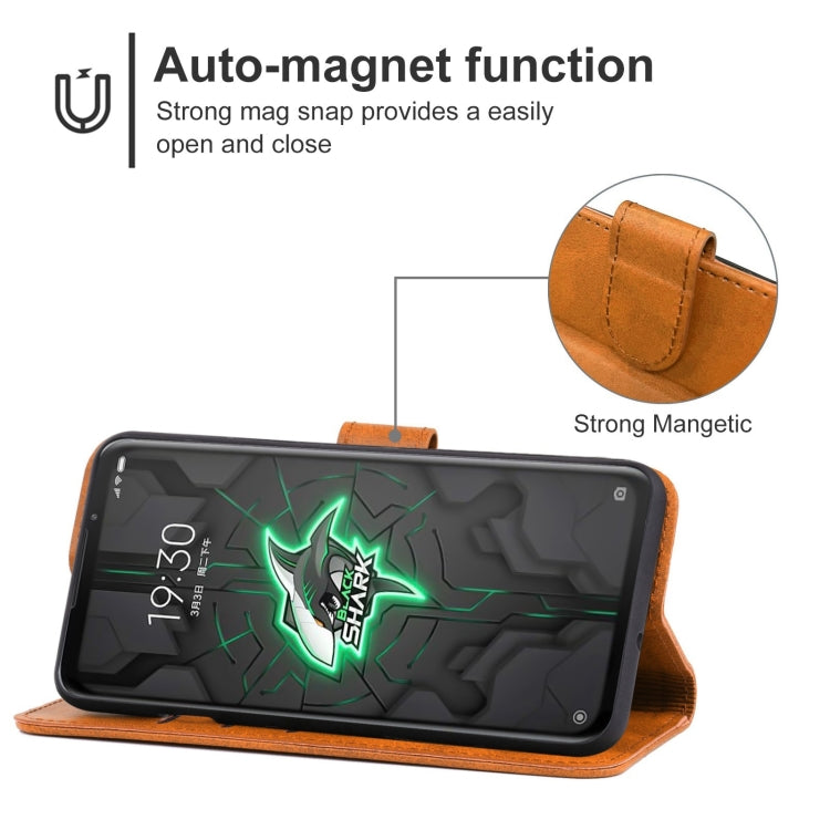 For Xiaomi Black Shark 3 Pro Leather Phone Case