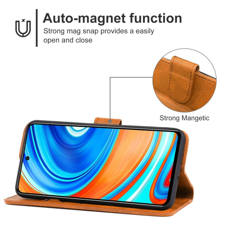 For Xiaomi Redmi Note 9 Pro Max Leather Phone Case