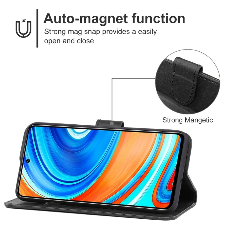 For Xiaomi Redmi Note 9 Pro Max Leather Phone Case