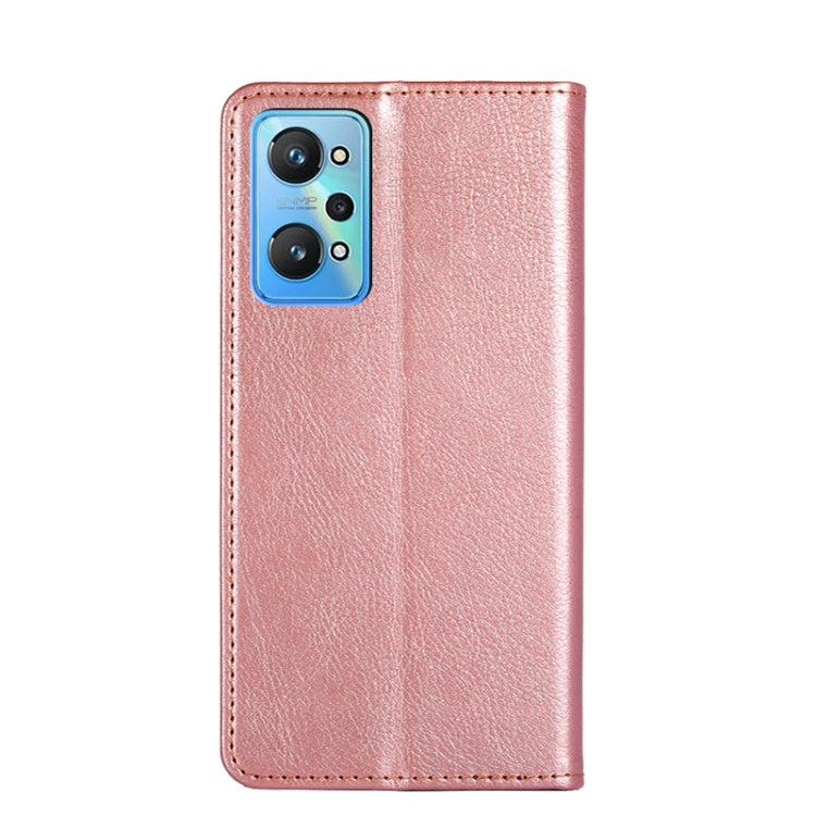 For OPPO Realme GT Neo2 5G Gloss Oil Solid Color Magnetic Leather Phone Case