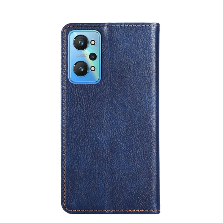 For OPPO Realme GT Neo2 5G Gloss Oil Solid Color Magnetic Leather Phone Case