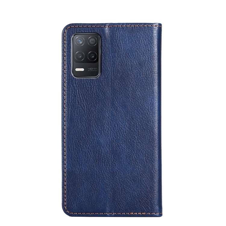 For OPPO Realme V13 5G Gloss Oil Solid Color Magnetic Leather Phone Case