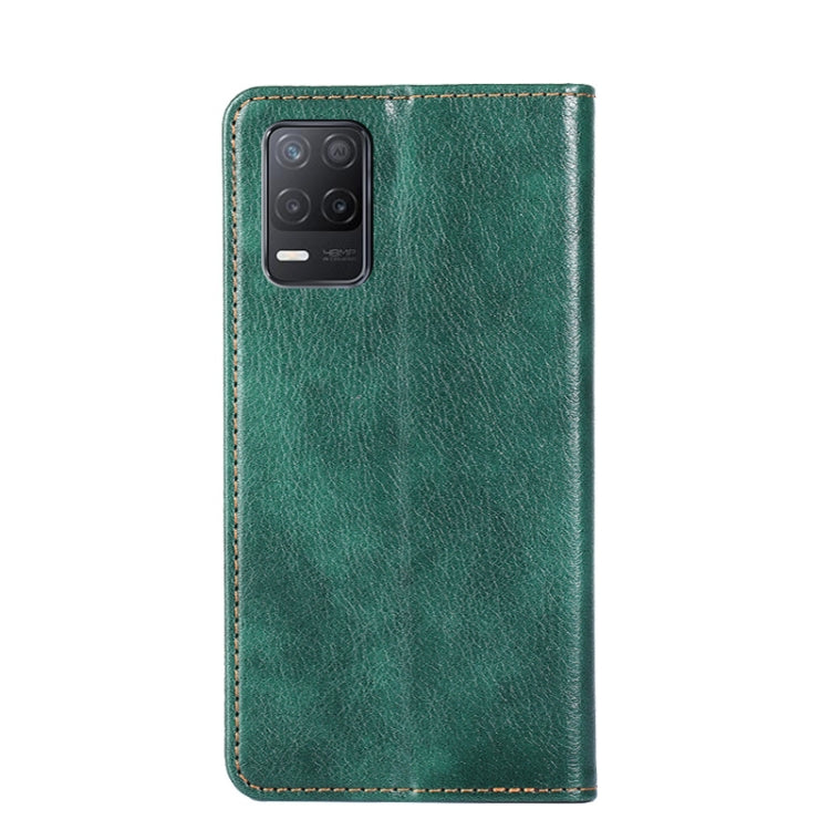 For OPPO Realme V13 5G Gloss Oil Solid Color Magnetic Leather Phone Case