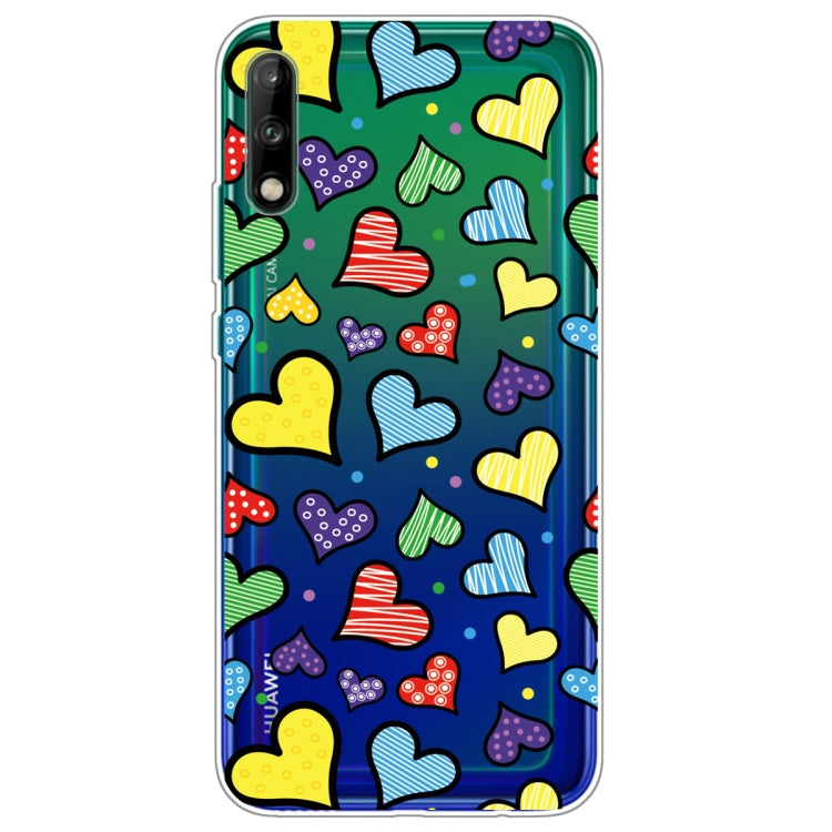 For Huawei Enjoy 10 Lucency Painted TPU Protective Case