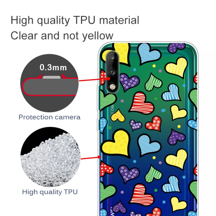 For Huawei Enjoy 10 Lucency Painted TPU Protective Case