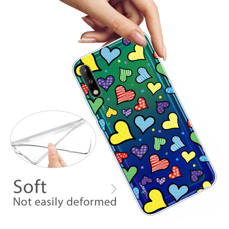 For Huawei Enjoy 10 Lucency Painted TPU Protective Case