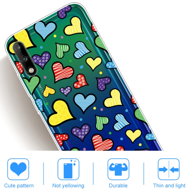 For Huawei Enjoy 10 Lucency Painted TPU Protective Case