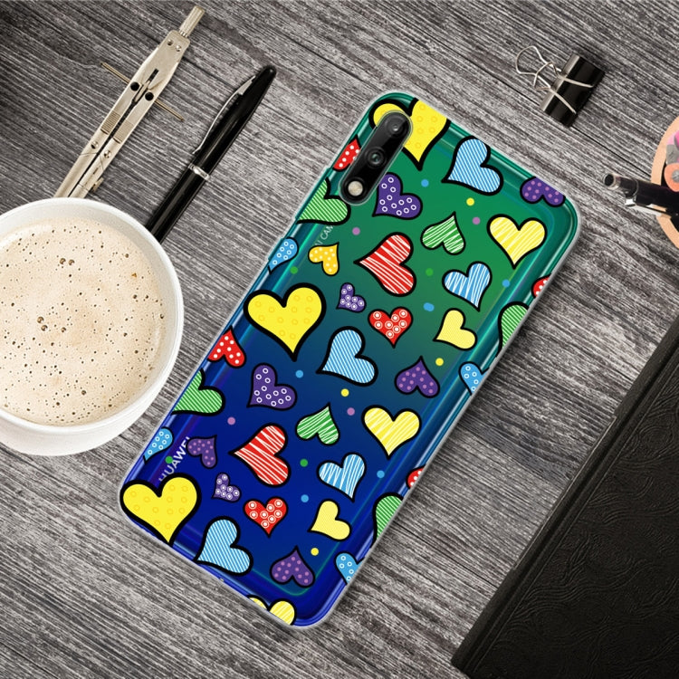 For Huawei Enjoy 10 Lucency Painted TPU Protective Case