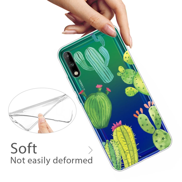For Huawei Enjoy 10 Lucency Painted TPU Protective Case