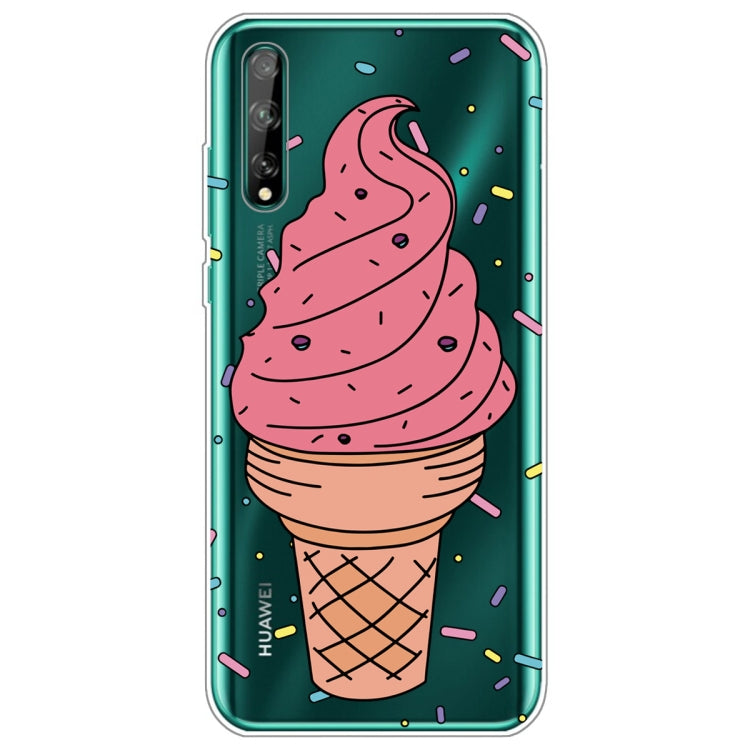 For Huawei Enjoy 10s Lucency Painted TPU Protective Case