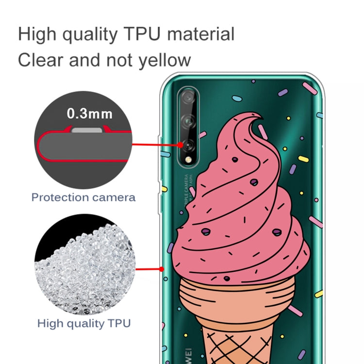 For Huawei Enjoy 10s Lucency Painted TPU Protective Case