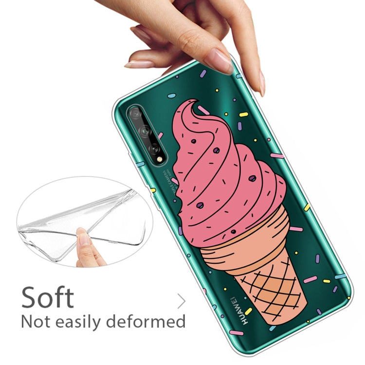 For Huawei Enjoy 10s Lucency Painted TPU Protective Case