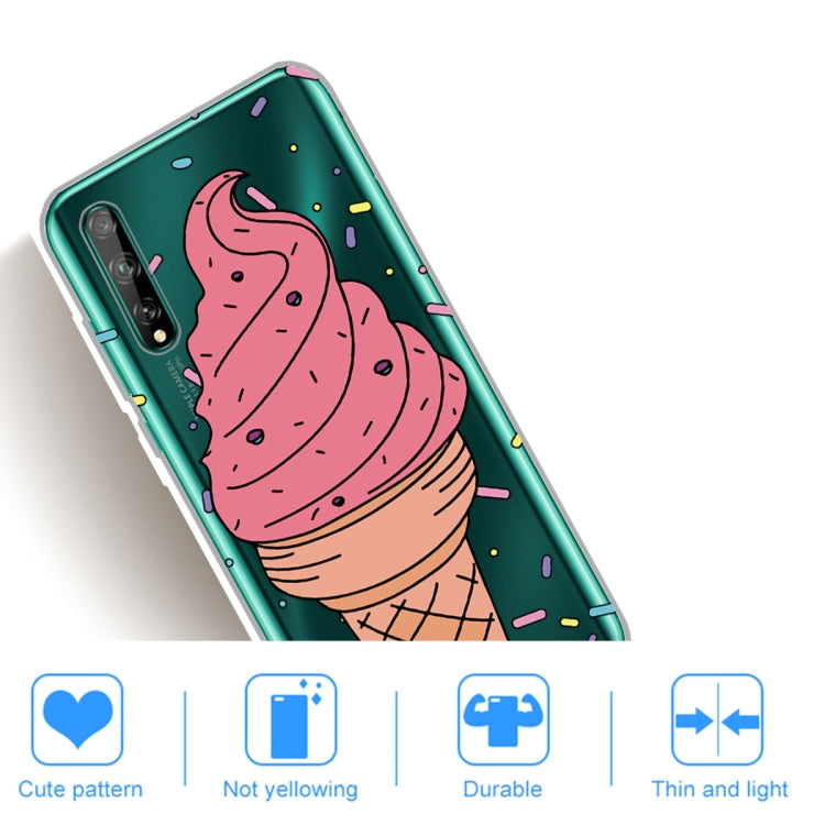 For Huawei Enjoy 10s Lucency Painted TPU Protective Case