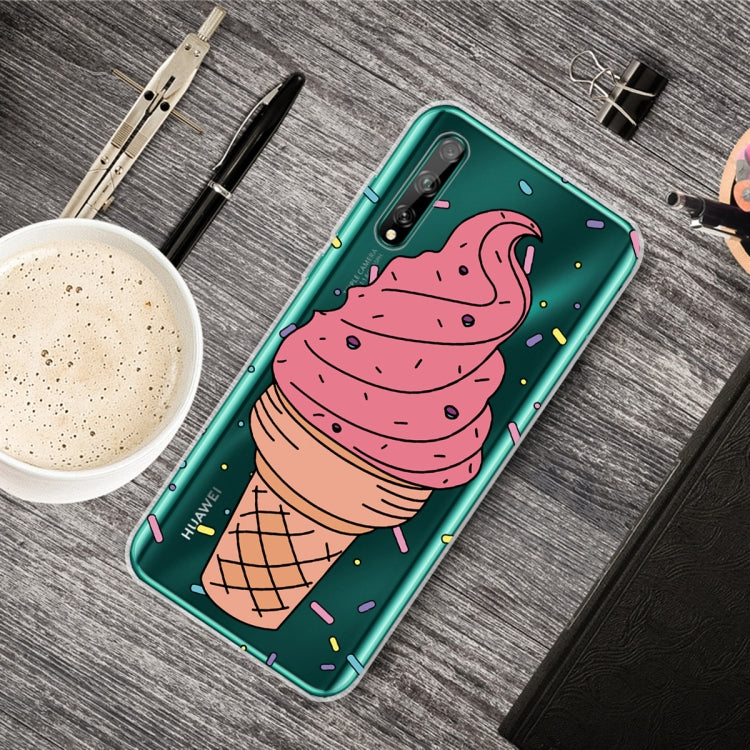 For Huawei Enjoy 10s Lucency Painted TPU Protective Case