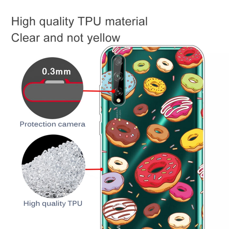 For Huawei Enjoy 10s Lucency Painted TPU Protective Case
