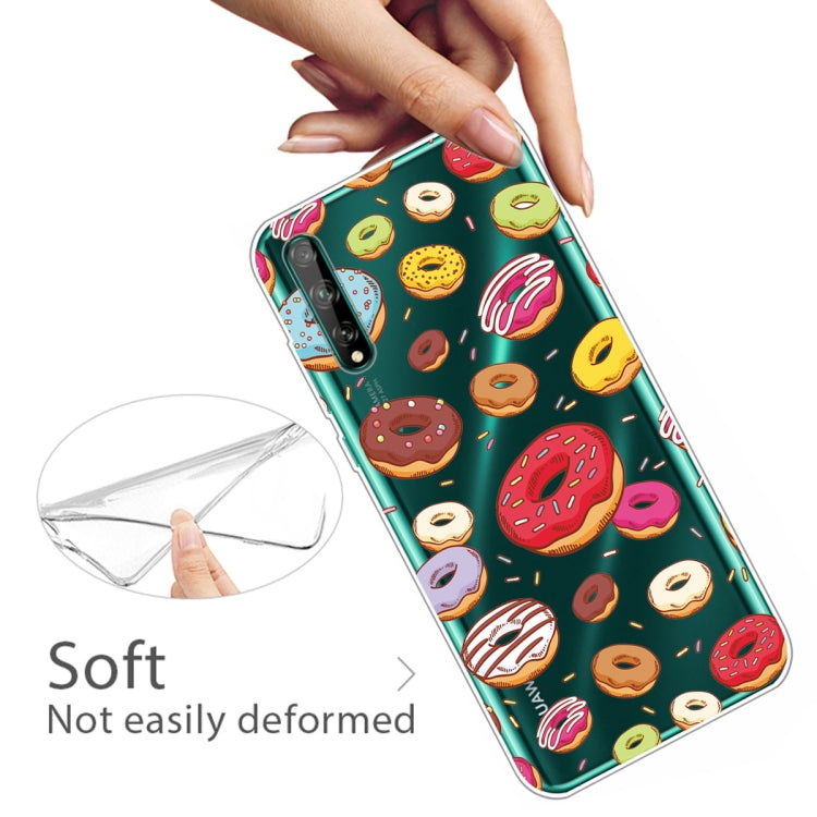 For Huawei Enjoy 10s Lucency Painted TPU Protective Case