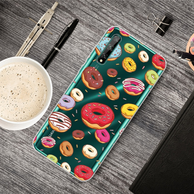 For Huawei Enjoy 10s Lucency Painted TPU Protective Case