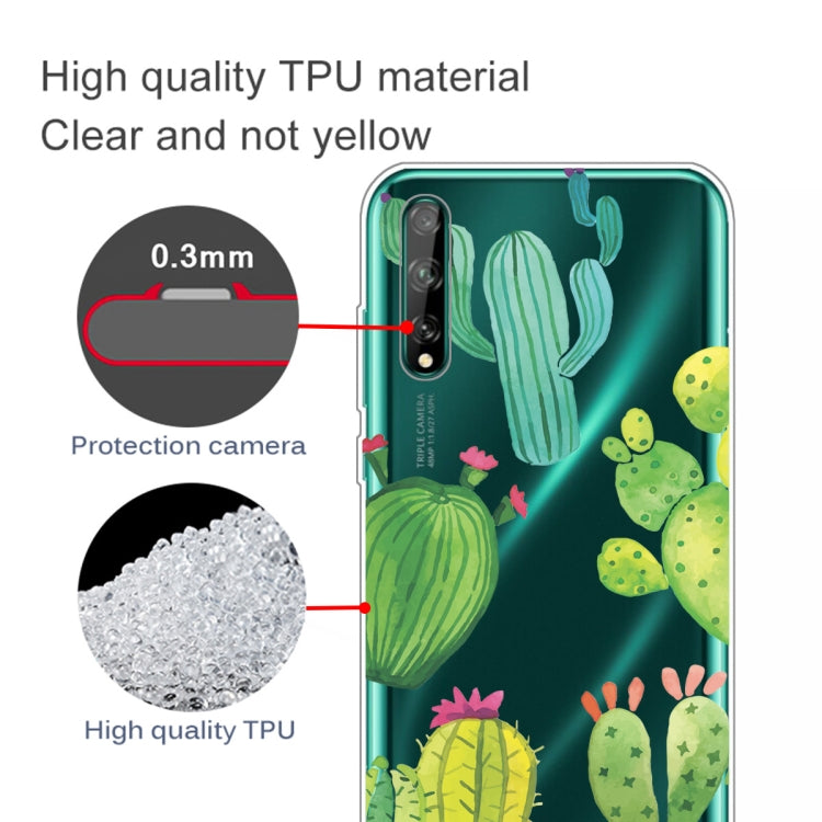 For Huawei Enjoy 10s Lucency Painted TPU Protective Case