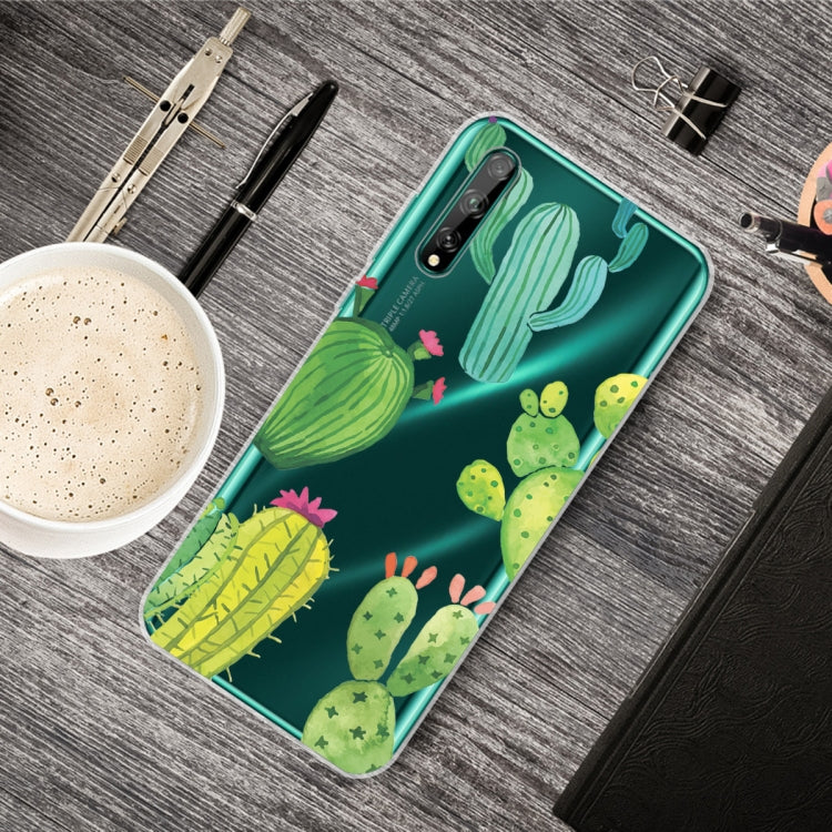 For Huawei Enjoy 10s Lucency Painted TPU Protective Case