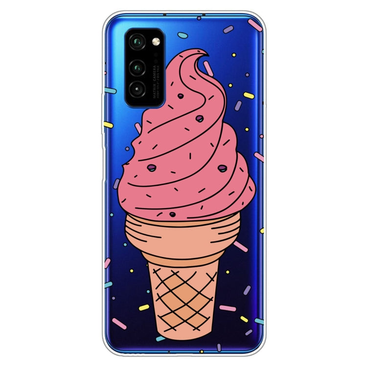 For Huawei Honor V30 Lucency Painted TPU Protective Case