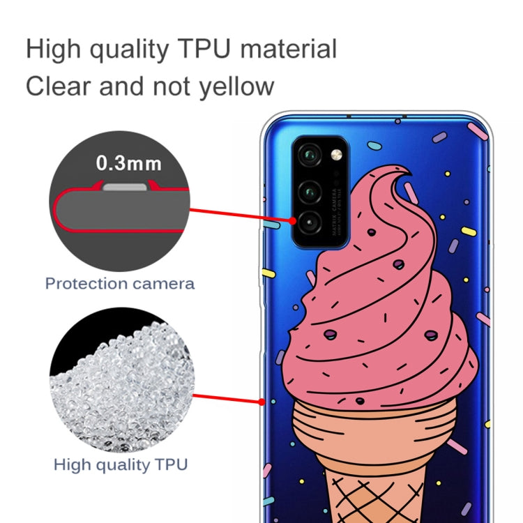For Huawei Honor V30 Lucency Painted TPU Protective Case