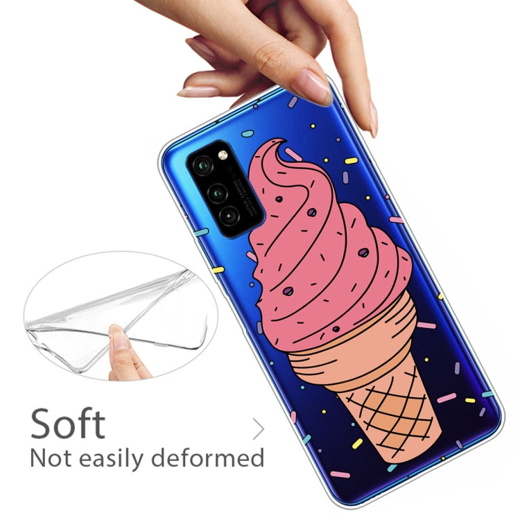 For Huawei Honor V30 Lucency Painted TPU Protective Case