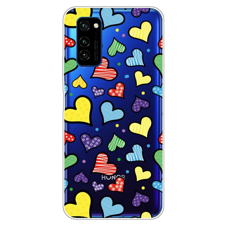 For Huawei Honor V30 Lucency Painted TPU Protective Case
