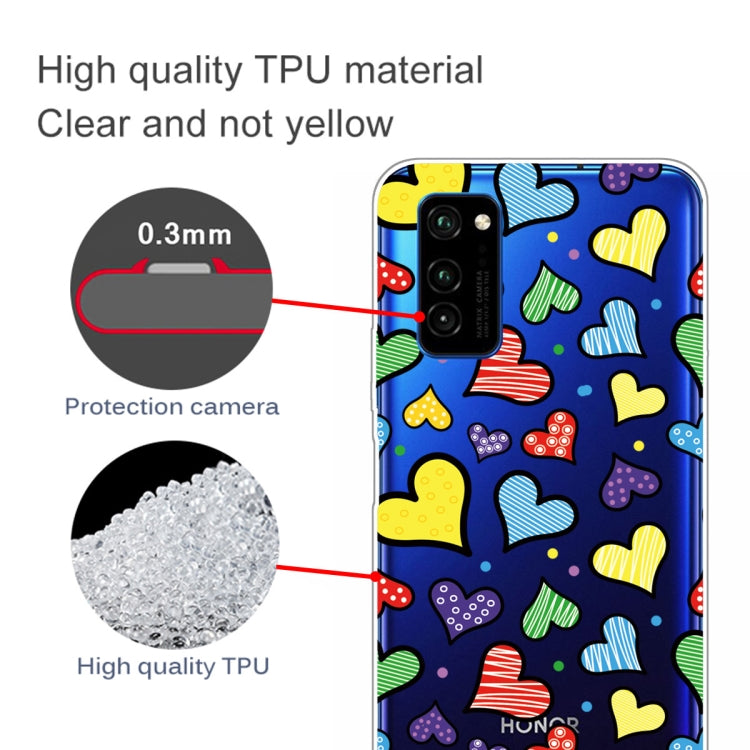 For Huawei Honor V30 Lucency Painted TPU Protective Case
