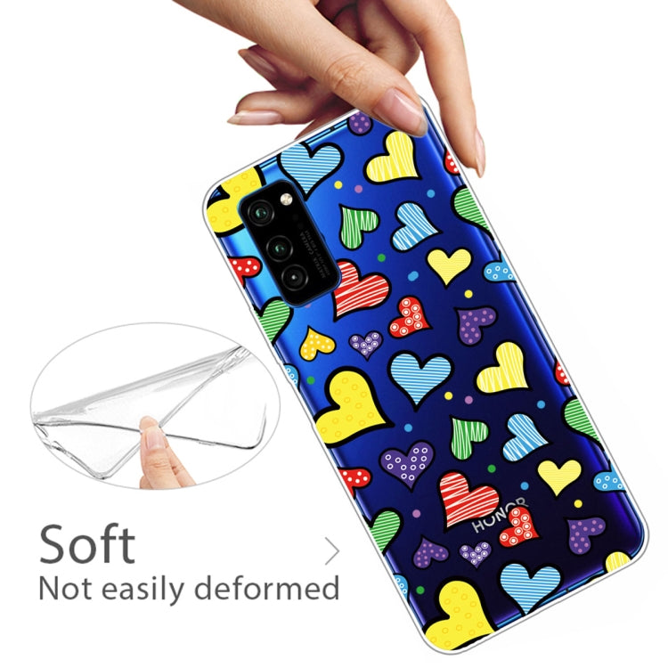 For Huawei Honor V30 Lucency Painted TPU Protective Case