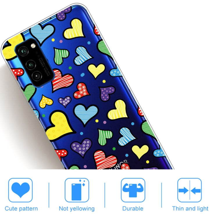 For Huawei Honor V30 Lucency Painted TPU Protective Case