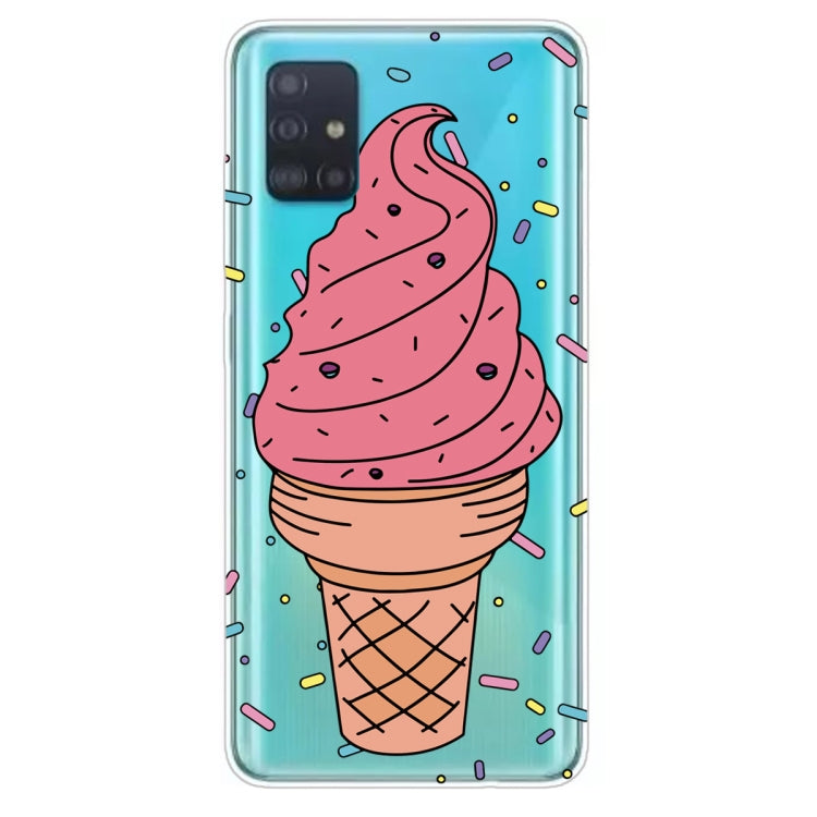 For Galaxy A51 Lucency Painted TPU Protective Case