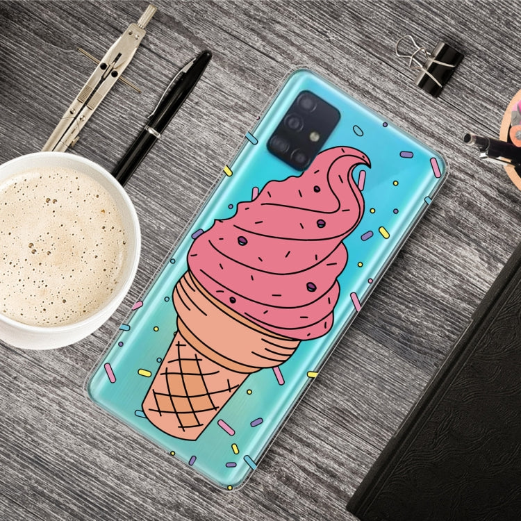 For Galaxy A51 Lucency Painted TPU Protective Case