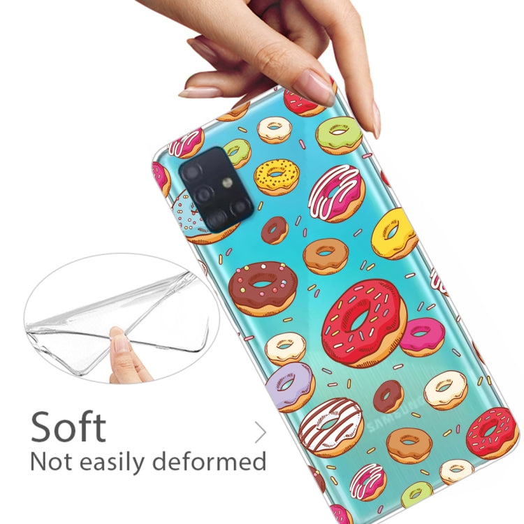 For Galaxy A51 Lucency Painted TPU Protective Case