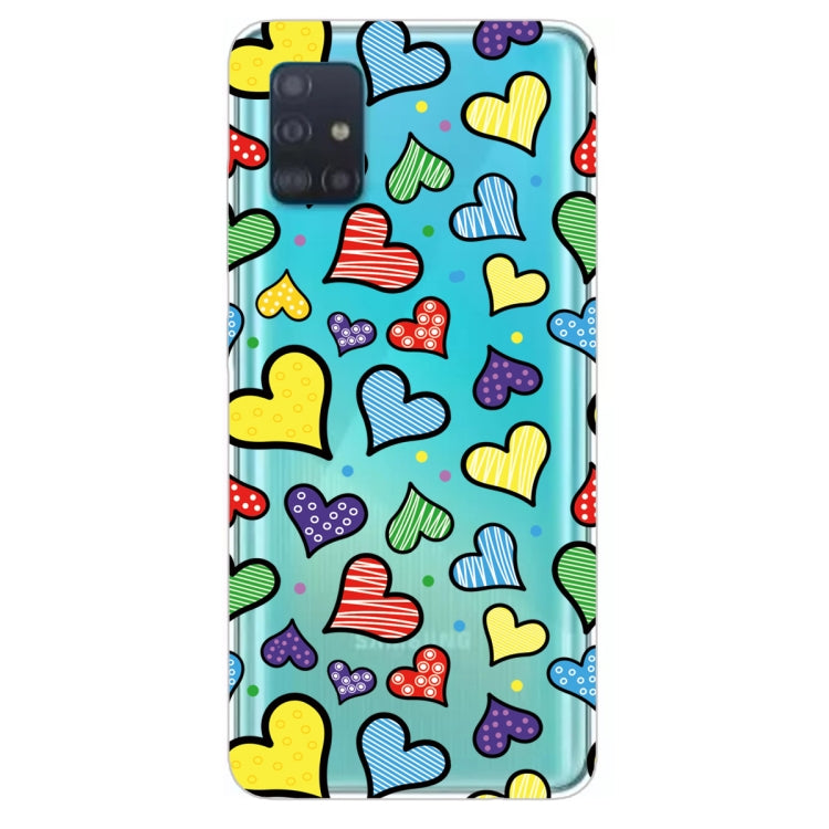 For Galaxy A51 Lucency Painted TPU Protective Case
